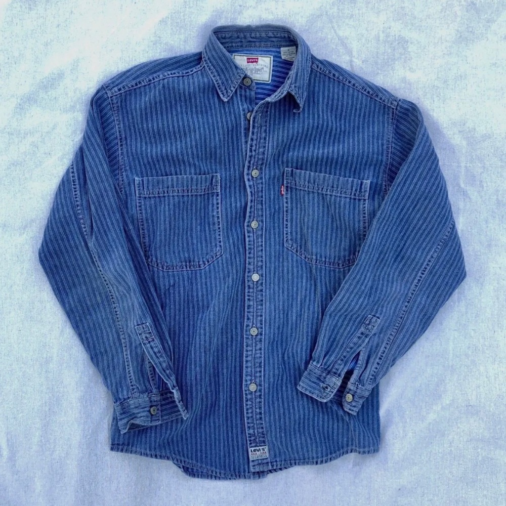 Levi’s Red Tab Indigo Striped Shirt